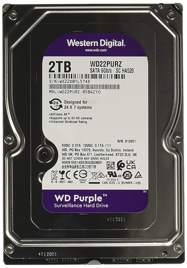 2 TB Surveillance HDD (HIKVision)